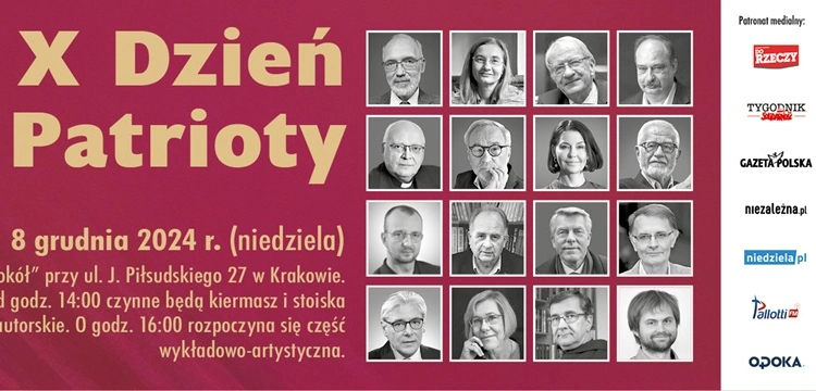 [Patronat Frondy] Kto zostanie Patriotą Roku? Już 8 grudnia jubileuszowy, X Dzień Patrioty