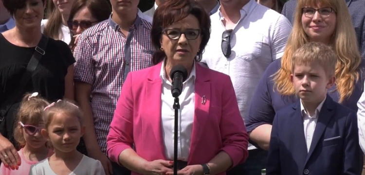 Elżbieta Witek o projekcie „Chrońmy dzieci”: System wartość jest kluczowy. Musimy go poprawić