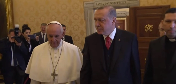 Papież Franciszek rozmawiał z prezydentem Turcji w sprawie Ziemi Świętej