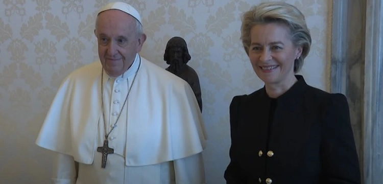 Papież spotkał się z przewodniczącą Komisji Europejskiej