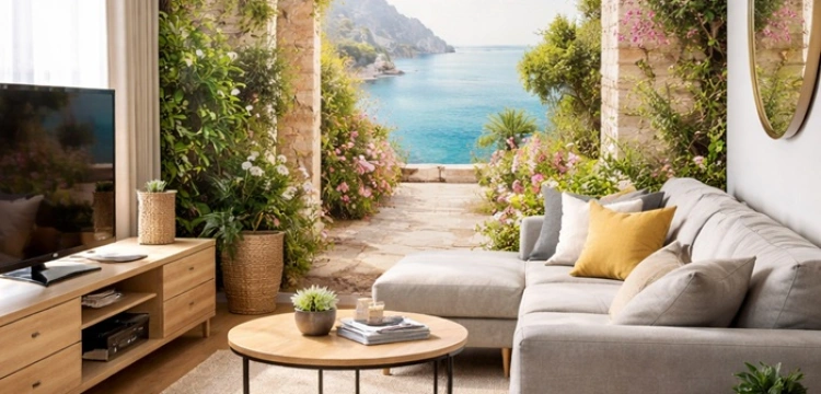 Fototapety w małych mieszkaniach – jak optycznie powiększyć przestrzeń