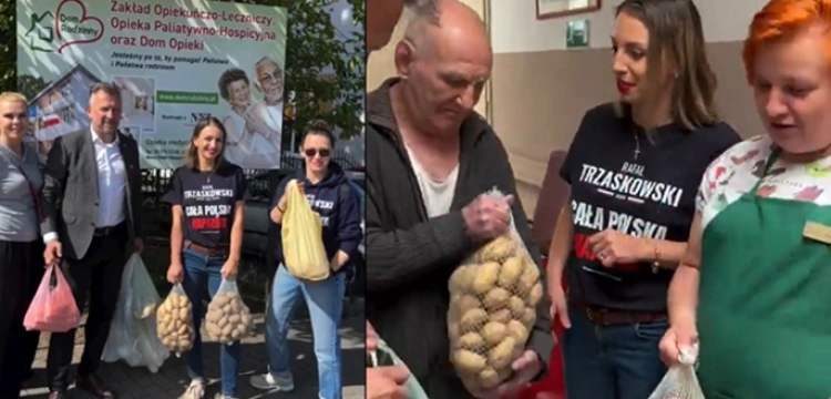 Co za buta! Gajewska chciała "kupić" głosy pacjentów na Trzaskowskiego za... dwa worki ziemniaków
