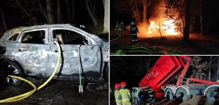 Gaszenie samochodu elektrycznego: "padł nowy rekord"