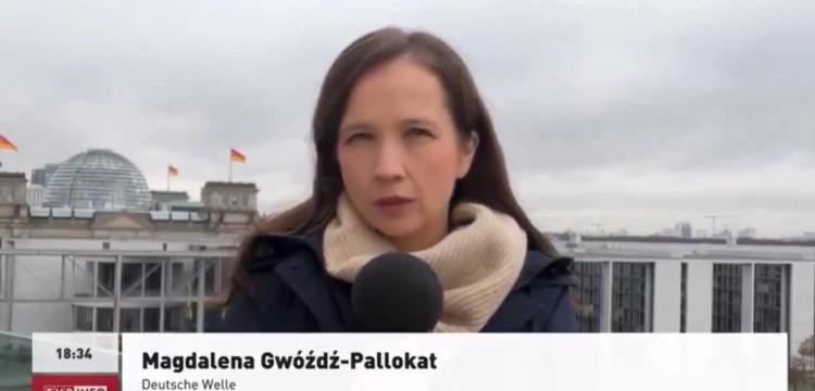 „Zwijanie państwa”. Dziennikarka DW nadaje korespondencję z Berlina dla TVP