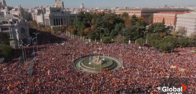 Hiszpania. Milionowy protest przeciwko socjalistom [Wideo]