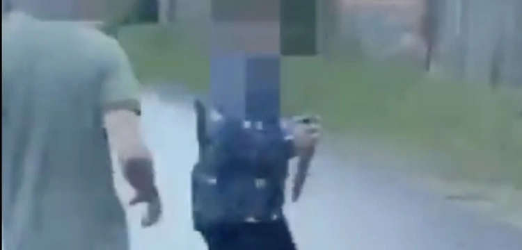 Przerażającye sceny w Choszcznie. Uzbrojony w dwa noże Kubańczyk zatrzymany przez policję