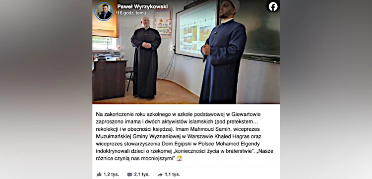 Giewartów: Rok szkolny zakończony „rekolekcjami” z islamskimi aktywistami