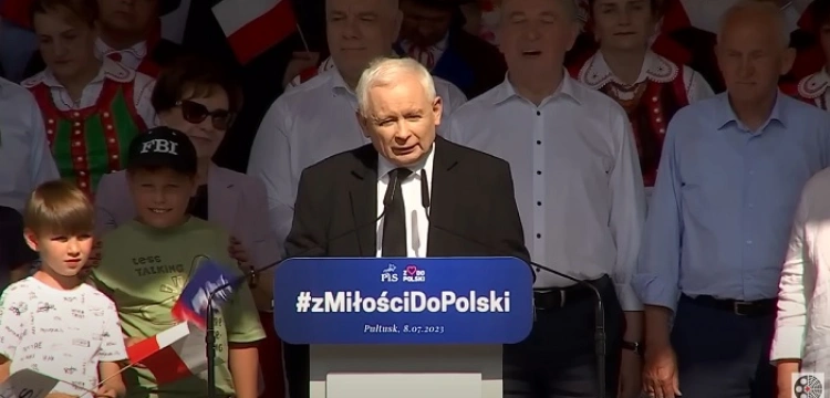 Prezes PiS w Pułtusku: Polska przestanie być państwem prowincjonalnym, ale przed nami jeszcze dużo do zrobienia