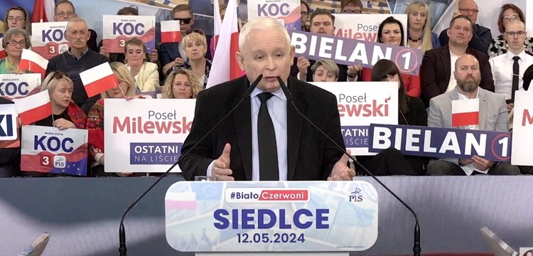 Prezes PiS: Powrót rządów Tuska to zapowiedź biedy i utraty suwerenności Polski