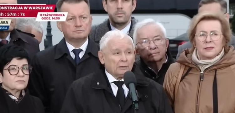 Grupa Putina cały czas działa – prezes PiS mocno o wandalach podczas miesięcznicy smoleńskiej