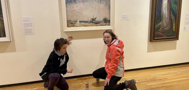 Kanada: aktywiści klimatyczni znowu wyżywają się na dziełach sztuki