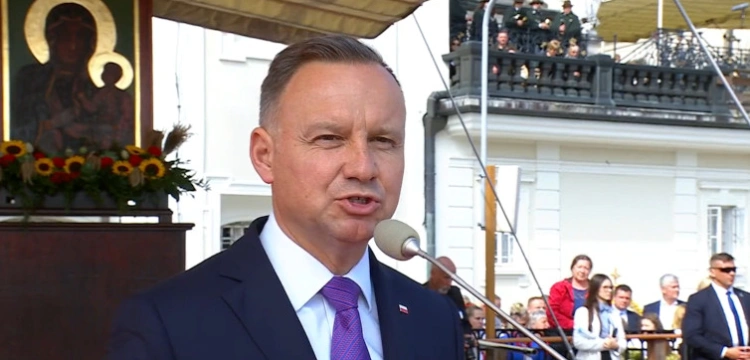 Rolnicy dziękują za plony na Jasnej Górze. Prezydent: To rok dobrych plonów