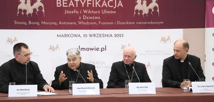 Kard. Semeraro: Szczególnym elementem beatyfikacji Ulmów jest to, że na drodze męczeństwa zostaje beatyfikowana cała rodzina