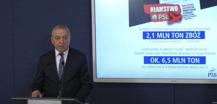 Min. Kowalczyk ostro o PSL: z braku pomysłu próbuje kłamać i budzić niepokój [Wideo]