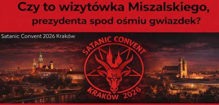 Zamieszanie wokół konwentu satanistów w Krakowie. Miasto stanowczo zaprzecza