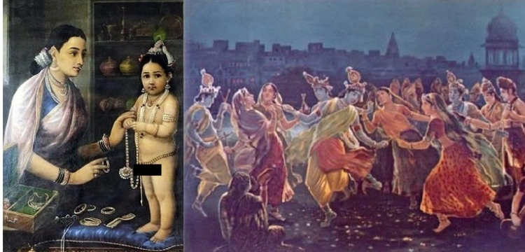 Wyznawcy Kryszny oddają cześć bożkowi rozpusty