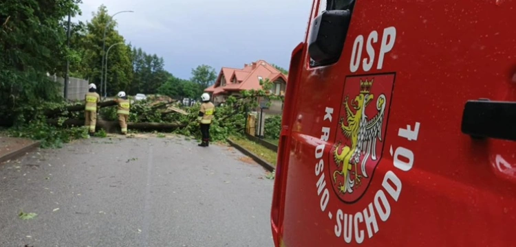 Żywioł uderzył w Podkarpacie. Tysiące domów bez prądu, strażacy w pełnej gotowości