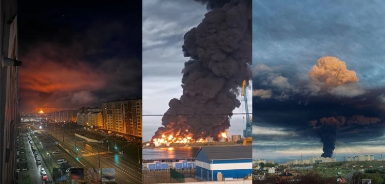 Rosjanie panicznie opuszczają Krym po pożarze w Sewastopolu [Wideo]