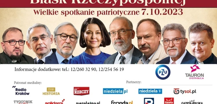 „Blask Rzeczypospolitej” połączony z prezentacją dwóch wybitnych dzieł. Piękne spotkanie patriotyczne odbyło się w sobotę w Krakowie