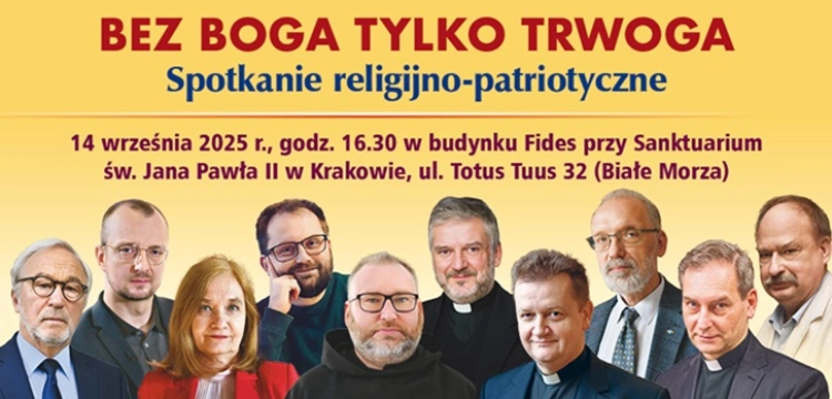 „Bez Boga tylko trwoga”. Wielkie spotkanie Białego Kruka w Sanktuarium św. Jana Pawła II!
