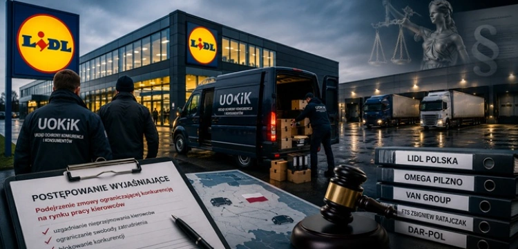 UOKiK wkracza do Lidla. Śledztwo może wstrząsnąć branżą transportową