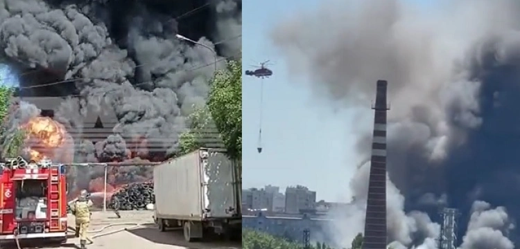 Moskwa. Płoną gigantyczne magazyny. Czy podpalenie jest dziełem ukraińskiej dywersji?