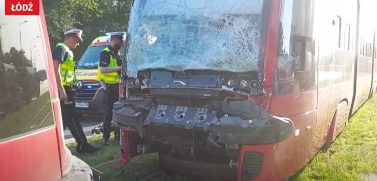 Prawie 30 osób rannych po zderzeniu tramwajów w Łodzi [Wideo]