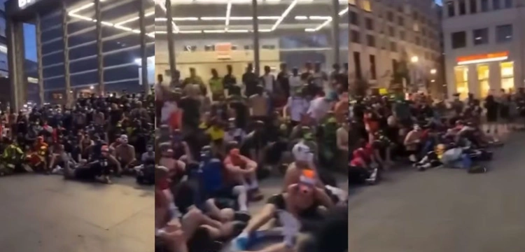 [WIDEO] Witamy na dzikim Zachodzie: w Berlinie odbył się wiec ludzi-psów