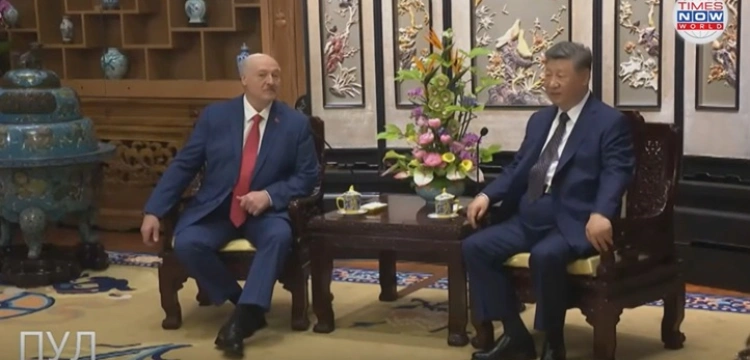 Z Moskwy prosto do Pekinu. Łukaszenka spotkał się z Xi Jinpingiem