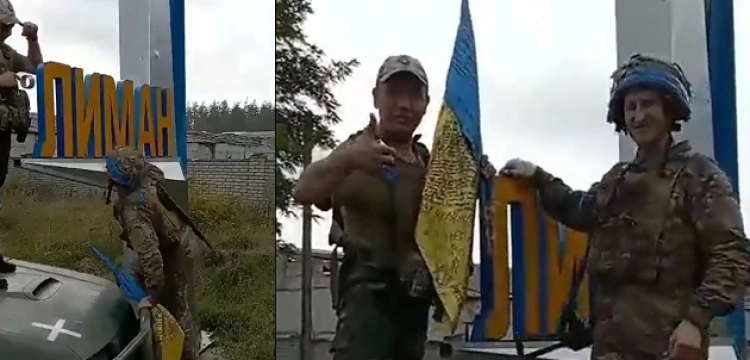 Łymań. Wojsko ukraińskie wkroczyło do miasta [Wideo]