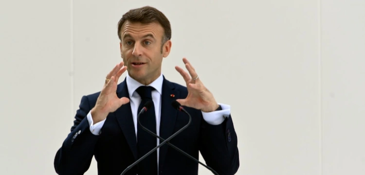 Macron: Jeśli Rosja wygra, na pewno zagrozi Polsce