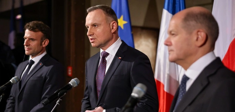 Prezydent Duda w Monachium: Mrzonki o dogadaniu się z Rosją  rozpadły się jak domek z kart