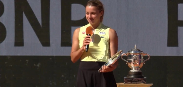 Niestety Maja Chwalińska przegrała w finale Roland Garros. „Jestem smutna i zawiedziona”