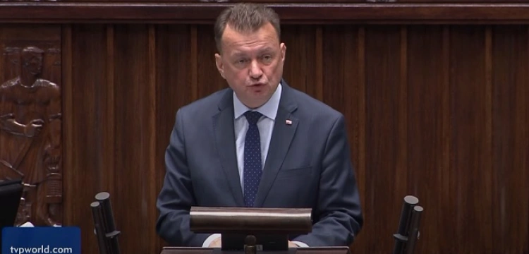 Wotum nieufności wobec min. Mariusza Błaszczaka odrzucone przez Sejm [Wideo]