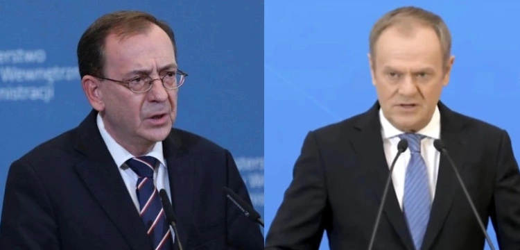 B. szef MSWiA do Tuska: To wasz prezent dla ekipy Łukaszenki