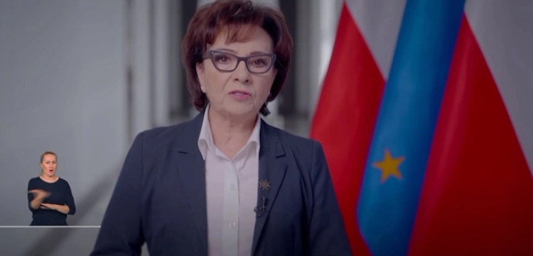 Marszałek Witek w orędziu: Kłamstwa opozycji nie mogą pozostać bez odpowiedzi [Wideo]