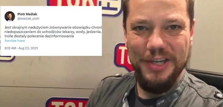 Sąd wydał wyrok ws. Maślaka za zniesławienie Straży Granicznej