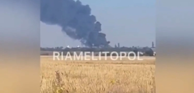 Udany ukraiński kontratak. Rosyjska baza w Melitopolu zniszczona