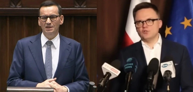 Morawiecki o Hołowni i Tusku: "Oni sami przyznają, że źle rządzą" [Wideo]