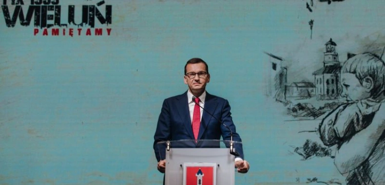 Premier w Wieluniu: Cała niemiecka machina zbrodni brała udział w unicestwianiu Polski