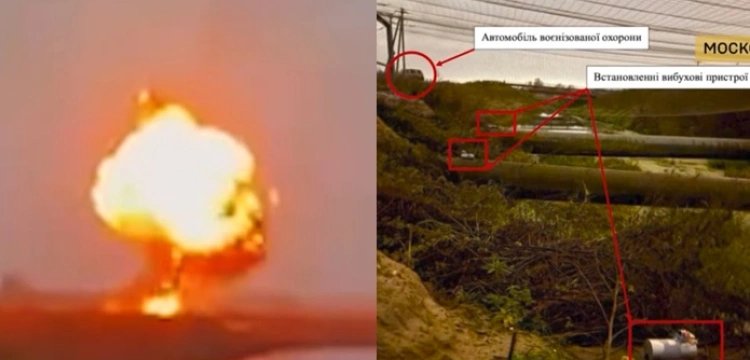 Ukraiński cios w rurociąg Kolcewoj pod Moskwą [Wideo]