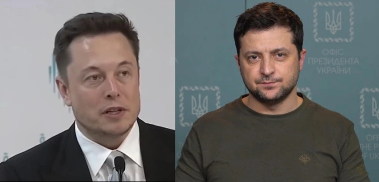 Zełenski do Muska: Jeśli chcesz zrozumieć, co zrobiła tutaj Rosja, przyjedź na Ukrainę