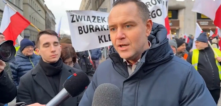 Nawrocki na proteście rolników: „Gdzie jest Trzaskowski?”