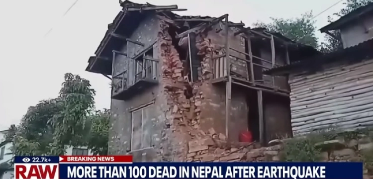 Nepal. W wyniku trzęsienia ziemi nie żyje co najmniej 150 osób [Wideo]