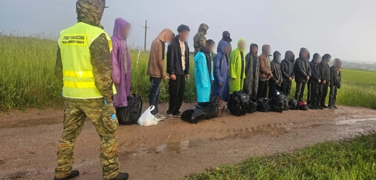 Granica polsko-litewska. Kolejne dziesiątki nielegalnych migrantów zatrzymanych