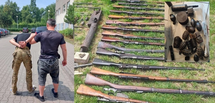 Cela plus! Znęcał się nad żoną i synem, a z domu zrobił arsenał