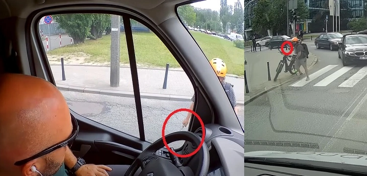 Warszawa. Atak nożownika na furgonetkę fundacji pro-life [Wideo]