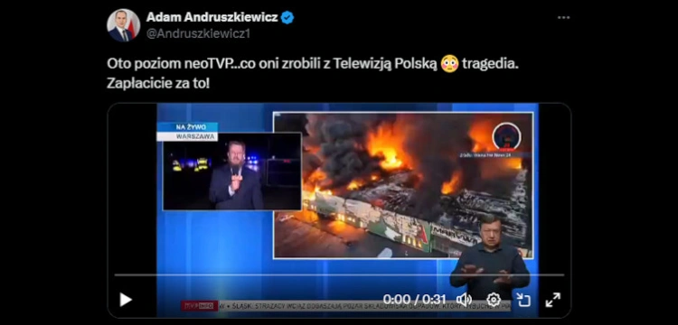 „Ku**a”. Reporter TVP Info klnie na wizji. „Oto poziom neoTVP”
