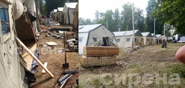 Białoruś. Wyciekły zdjęcia obozu dla Grupy Wagnera. To nie będzie mały obóz?