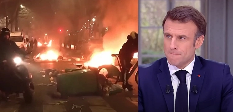 Dla Macrona 255 spalonych samochodów w dzień niepodległości to „TYLKO”